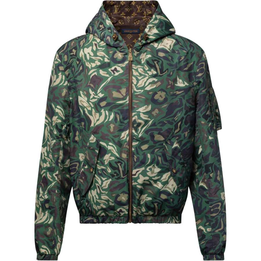 LOUIS VUITTON Lv Monogram Reversible Windbreaker