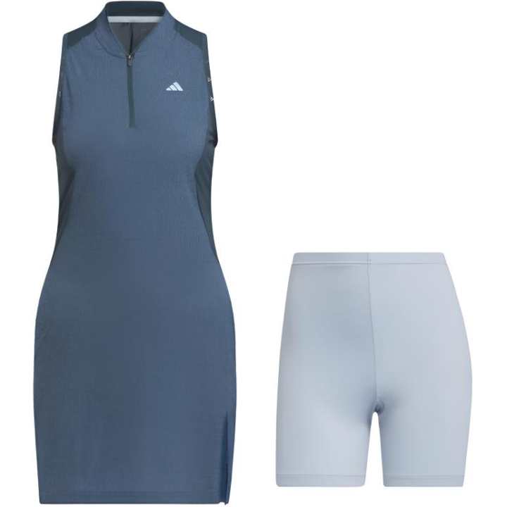 Adidas Adidas Ultimate365 Sleeveless Dresses Women's Arctic Blue V Neck Moderate Short