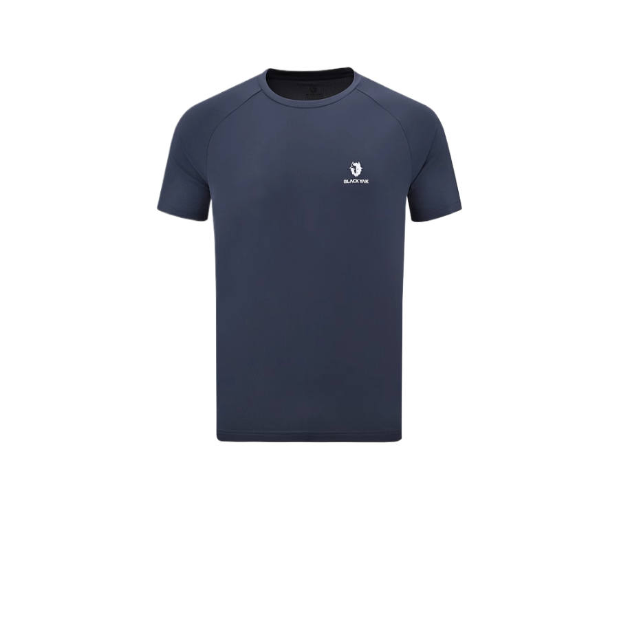 BLACK YAK DESIGNED BY MOUNTAINEERS T Shirts Men's Crew Neck Thin Straight Fit
