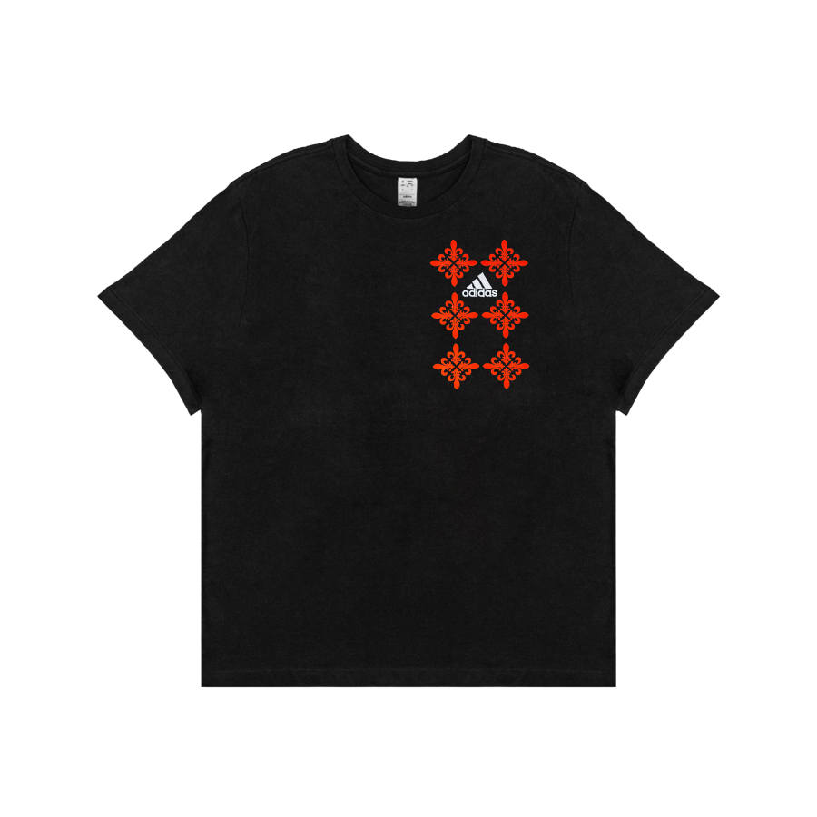 Adidas Adidas T Shirts Unisex Black Crew Neck Moderate Straight Fit