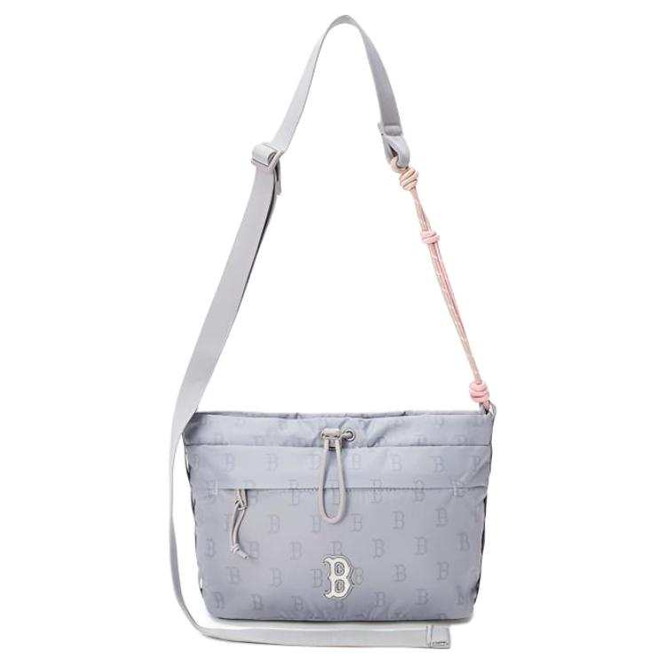 MLB MLB Boston Red Sox Polyester Crossbody Bags Unisex Light Gray