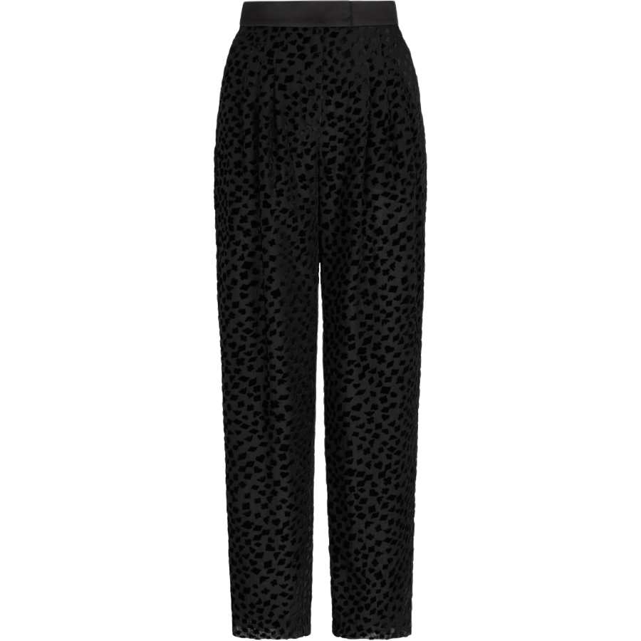 Emporio Armani Asv Jeu de Cartes devoré tulle trousers with pleats