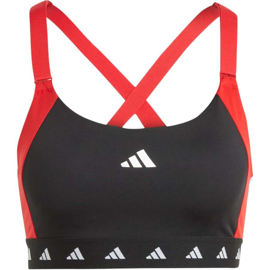Adidas Adidas Sports Underwear Women's Black Red Moderate
