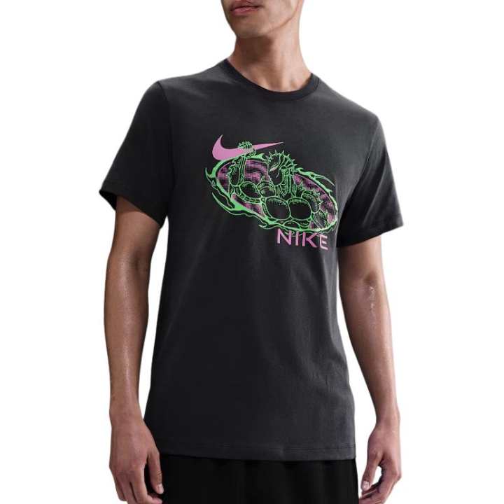 Nike Nike Clothing T Shirts Men's Anthracite Crew Neck