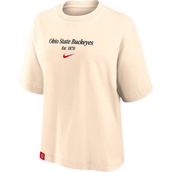 Nike Nike Ohio State Established Tag Boxy Women's Nike College T-Shirt