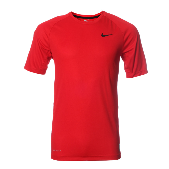 Nike Nike T Shirts Men's Red Crew Neck Moderate