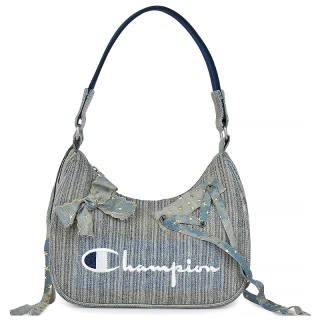 Champion Fabric Underarm Handbag Small Unisex Blue