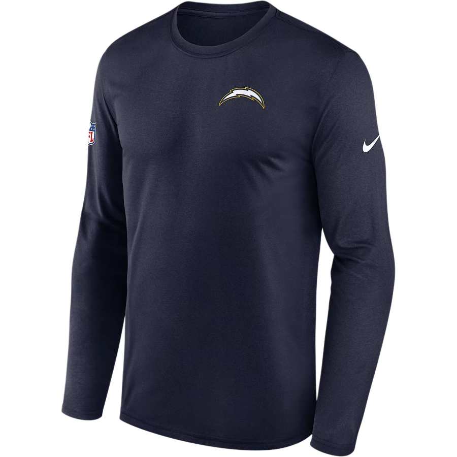 Nike Nike Los Angeles Chargers Alt Legend Small Logo Men's Nike Dri-FIT Nfl Long-Sleeve T-Shirt