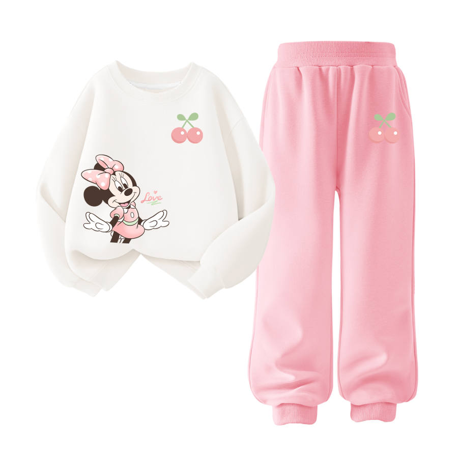 Disney Kids Casual Sportswear Crew Neck Moderate