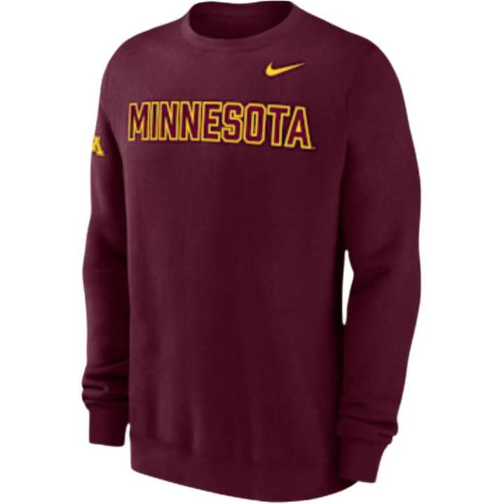 Nike Nike Minnesota Club Fleece Men's Nike College Crew-Neck Sweatshirt