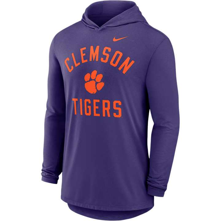 Nike Nike Clemson Campus Arch Men's Nike Dri-FIT College Long-Sleeve Hooded T-Shirt