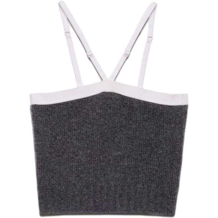 PRADA Prada adjustable ribbed-knit top