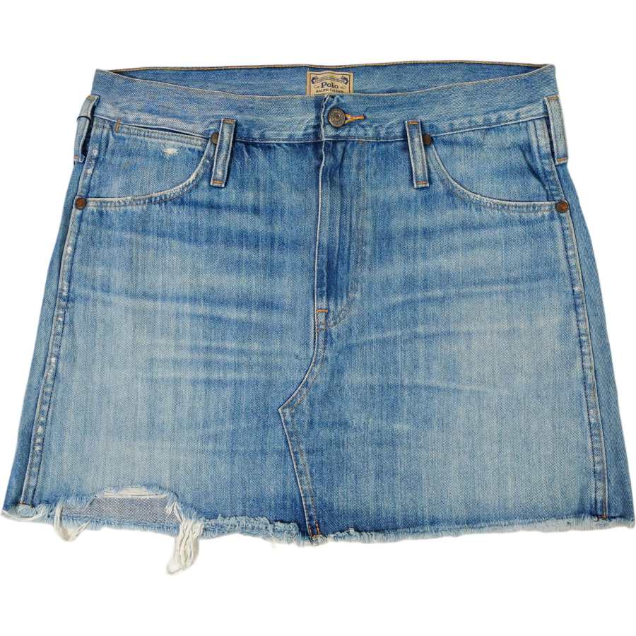 Polo Ralph Lauren Denim Short Skirts Women's Blue