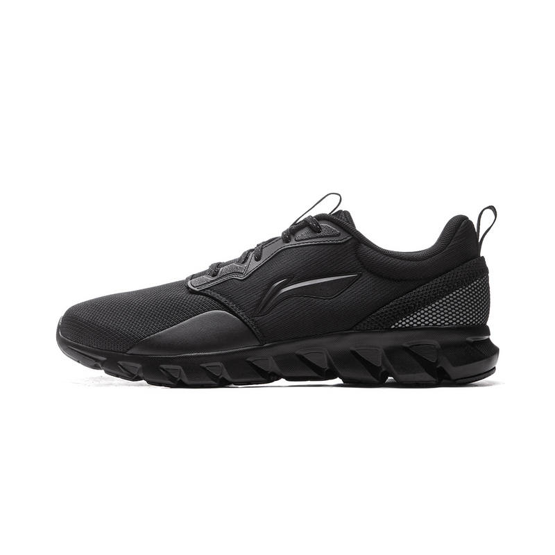 Li-Ning Li Ning Cushioning, Wear Resistant Low top Casual Running Shoes Men's Black