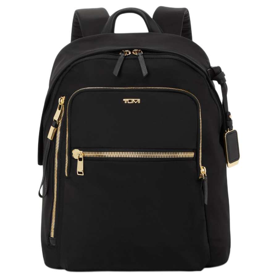 TUMI TUMI Nylon Backpack Unisex Black & Gold