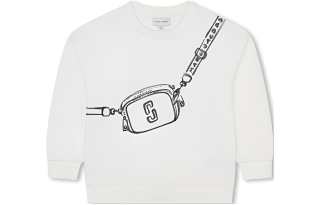 MARC JACOBS Sweatshirt FW23 White Kids'