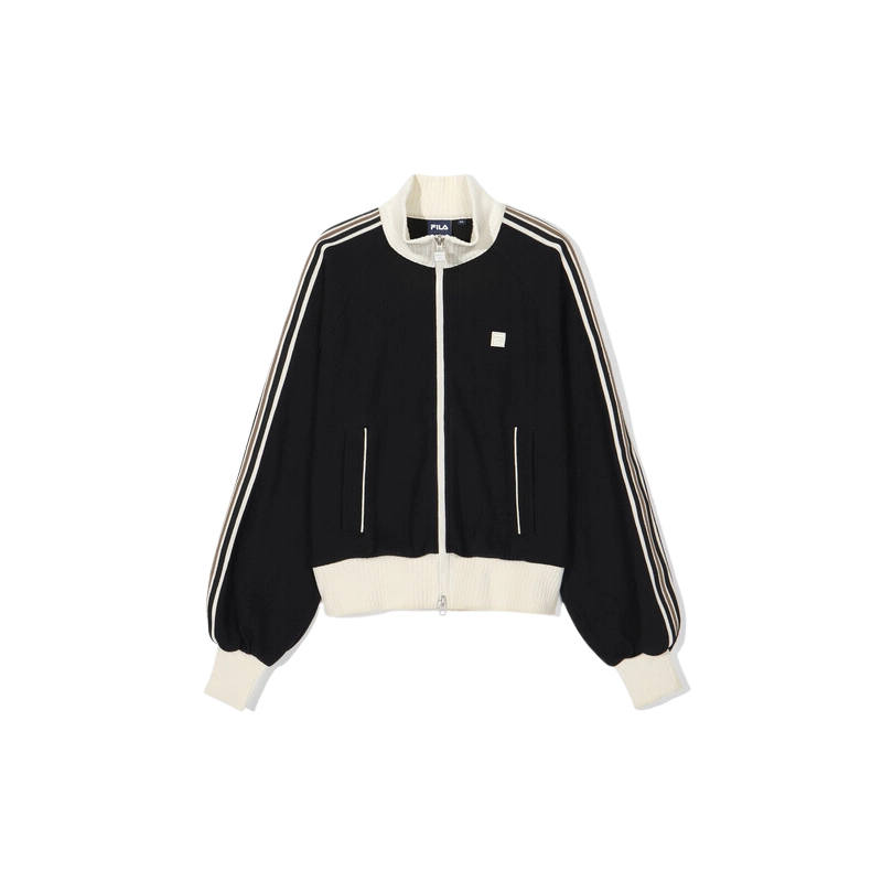 FILA Jackets Women's Black Stand Collar Moderate Other