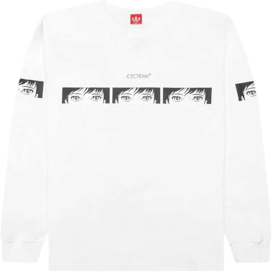 Ice Cream T Shirts Unisex White Crew Neck Straight Fit