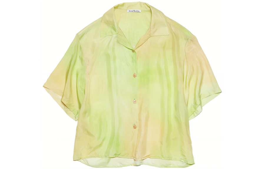 Acne Studios Acne Studios Tie Dyed Semi Sheer Shirt