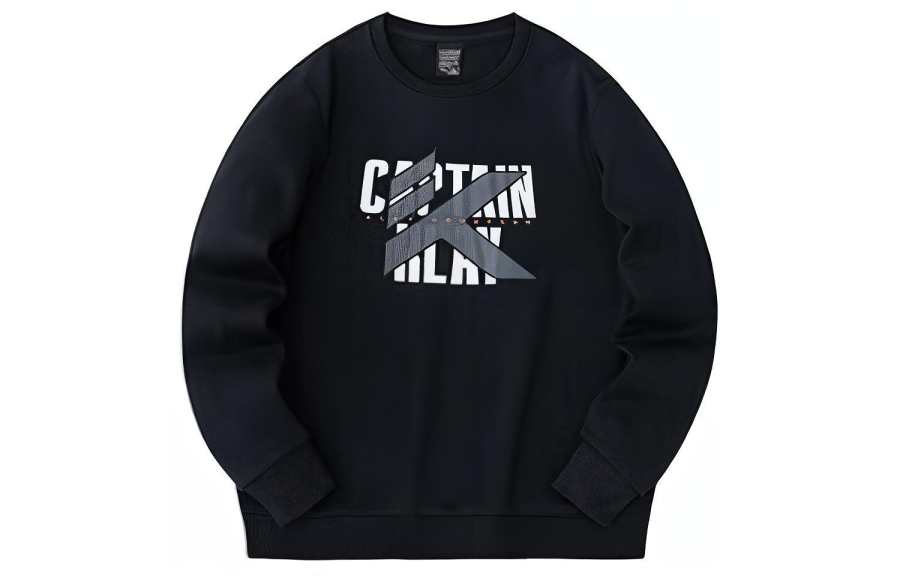 ANTA Anta Basketball Collection Sweatshirt Men's Basic Black