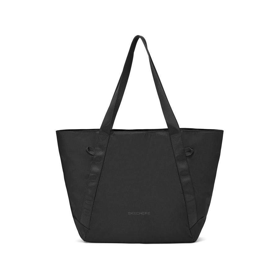 Skechers Fabric Tote Bag, Shopping Bag, Handbag, Shoulder Bag Unisex Carbon Black