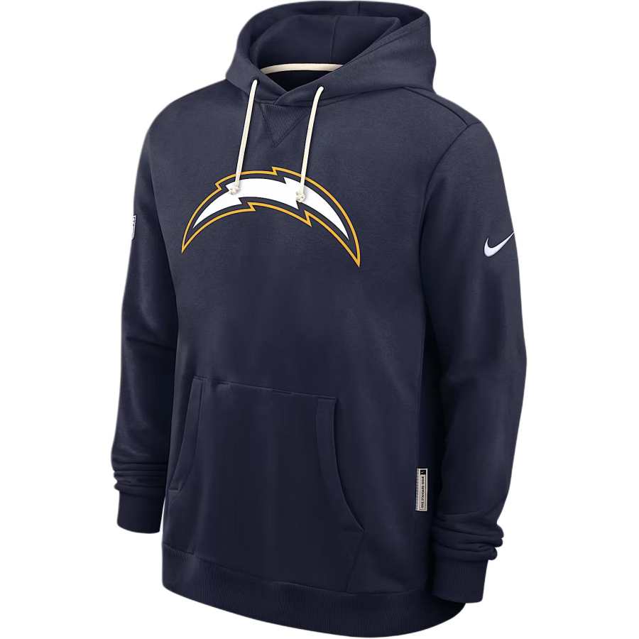 Nike Nike Los Angeles Chargers Alt Offensive Set Play Sideline Men's Nike Dri-FIT Nfl Pullover Hoodie