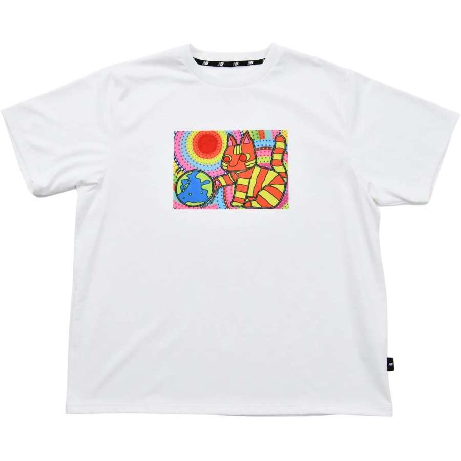 New Balance New Balance New Balance Paralym Art 9BOX T Shirt Men's White