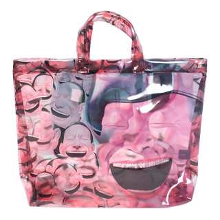 CDG Play Pu Handbag Unisex Cherry Blossom Pink