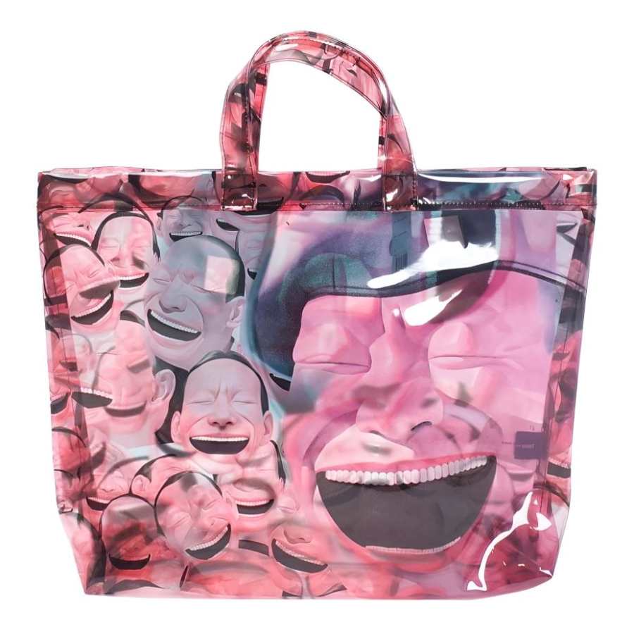 CDG Play Pu Handbag Unisex Cherry Blossom Pink