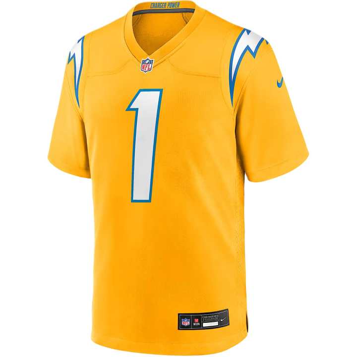 Nike Nike Quentin Johnston Los Angeles Chargers Men's Nike Nfl Game Jersey