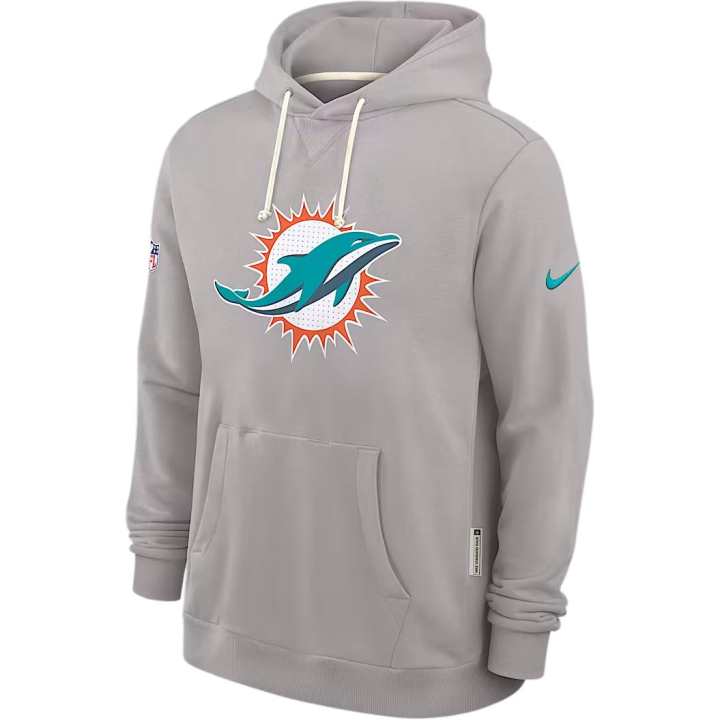 Nike Nike Miami Dolphins Initial Home Sideline Men's Nike Dri-FIT Nfl Pullover Hoodie