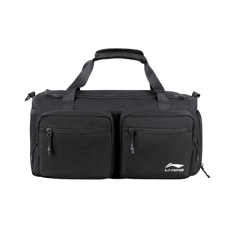 Li-Ning Li Ning Sports Life Collection Polyester Travel Bag Unisex Black/Ivory
