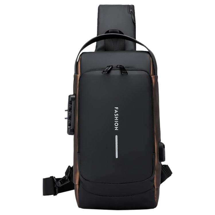 LAORENTOU New Nano Crossbody Bags Regular Men's Black/Black & Brown