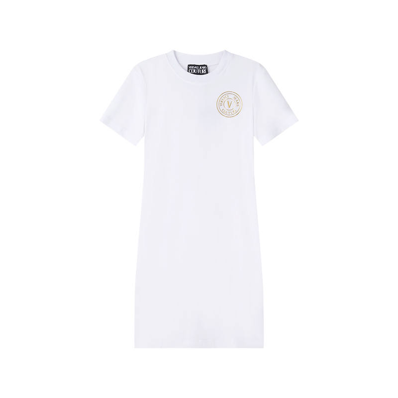 VERSACE JEANS COUTURE Logo Embellished Dress