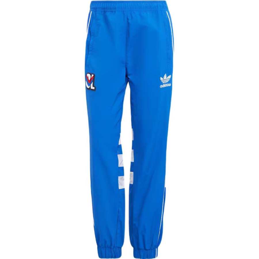 Adidas Adidas Olympique Lyonnais Sports Pants Men's Collegiate Blue Moderate