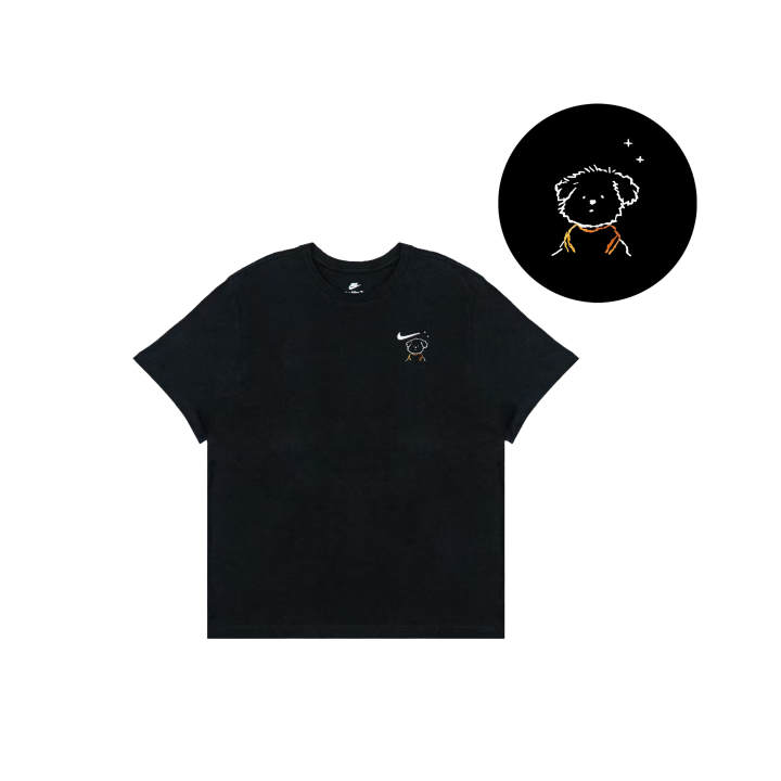 Nike Nike Sportswear T Shirts Men's Black Crew Neck Straight Fit