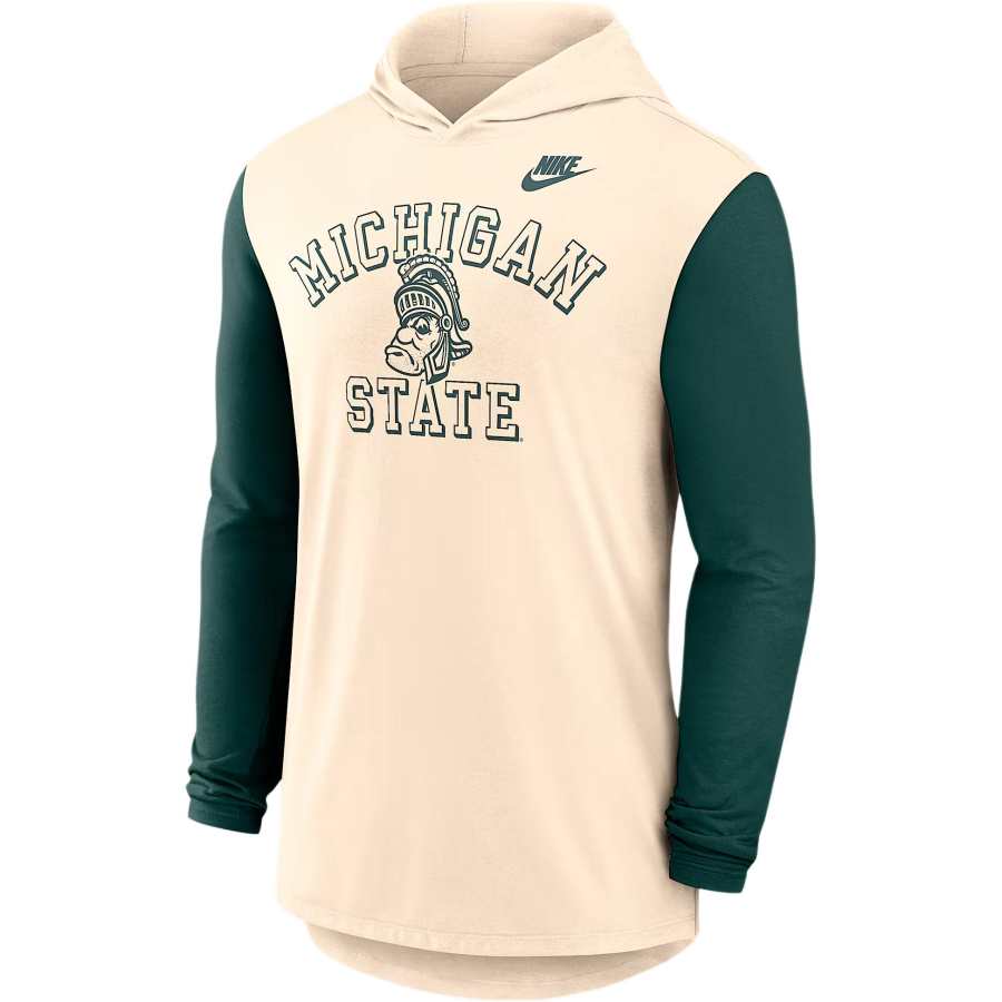 Nike Nike Michigan State Legacy Men's Nike Dri-FIT College Long-Sleeve Hooded T-Shirt