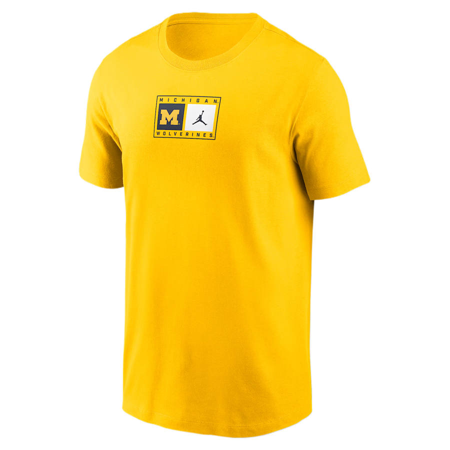 Jordan Jordan West Virginia Campus Logo Swoosh Men's Jordan College T-Shirt