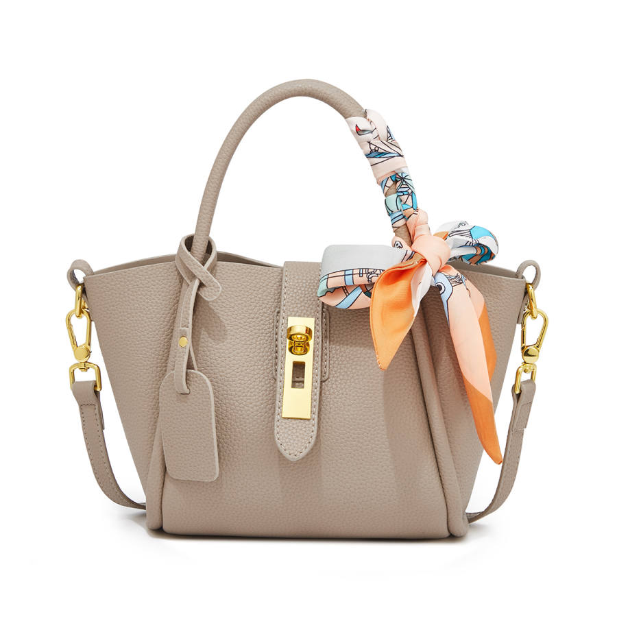 Safiya Cow Leather Basket Bag, One Shoulder Handbag Women's Multicolor