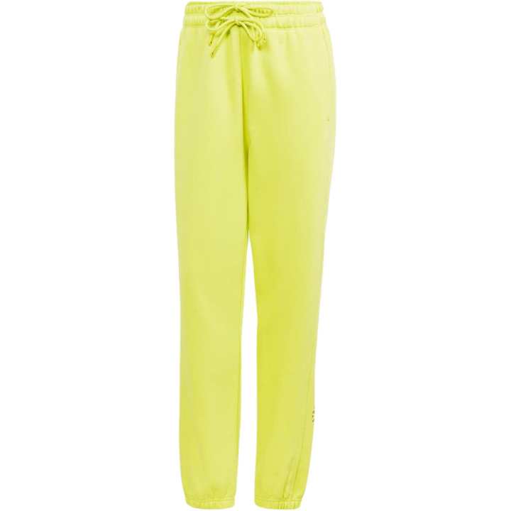 Adidas Adidas X Stella McCartney Knitted Sweatpants Women's Bright Neon Green Moderate Cuffed Pants