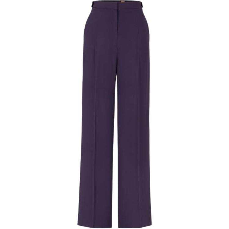 HUGO BOSS FW22 Casual Pants Women's Dark Purple
