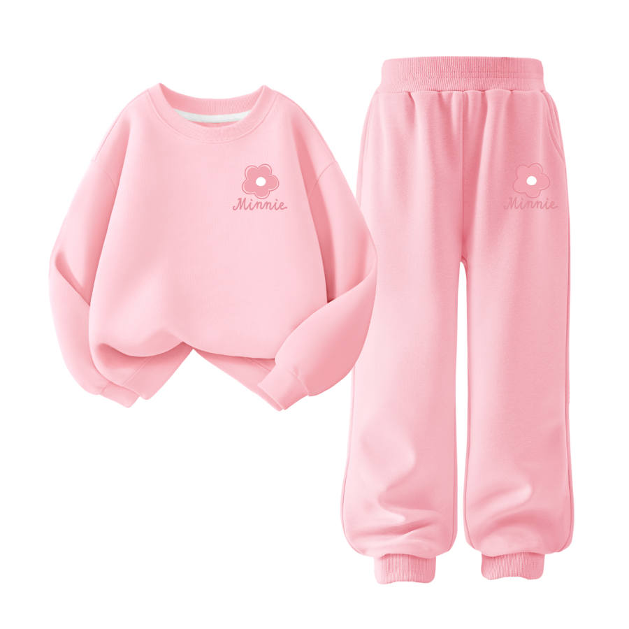 Disney Kids Casual Sportswear Crew Neck Moderate