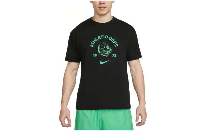 Nike Nike Max90 T Shirts Men's Black Crew Neck Moderate