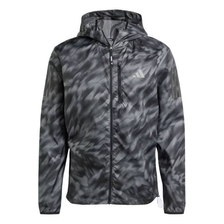 Adidas Adidas Free Shipping With AdiClub Own The Run Allover Print Jacket
