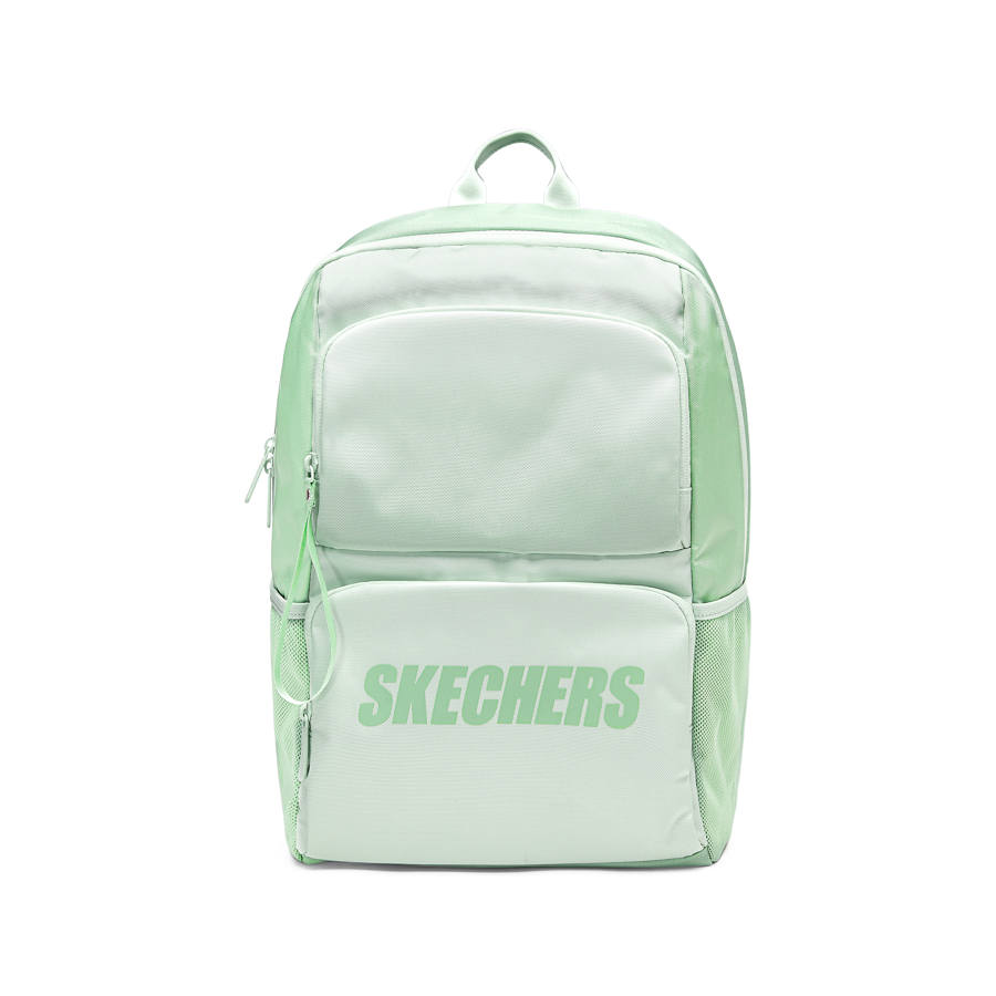 Skechers Fabric Backpack Medium Unisex Sapphire Green & Clear Green