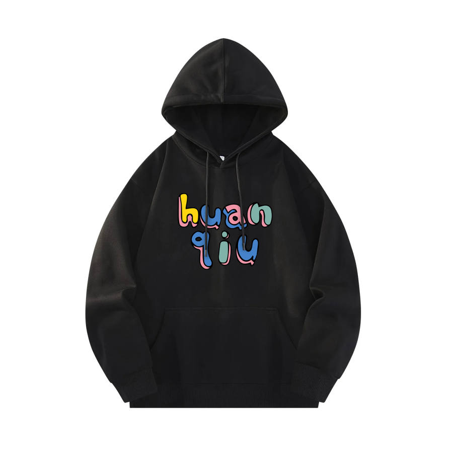 HUANQIU Sweatshirts Unisex Hooded Moderate Heavyweight