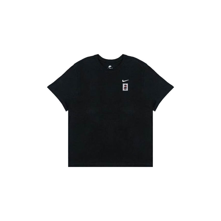 Nike Nike Sportswear T Shirts Men's Black Crew Neck Moderate Straight Fit