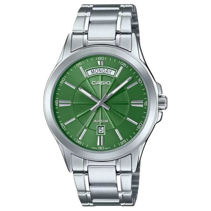 CASIO CASIO G SHOCK Quartz Movement Stainless Steel Strap Watch Men's Watches Green Dial