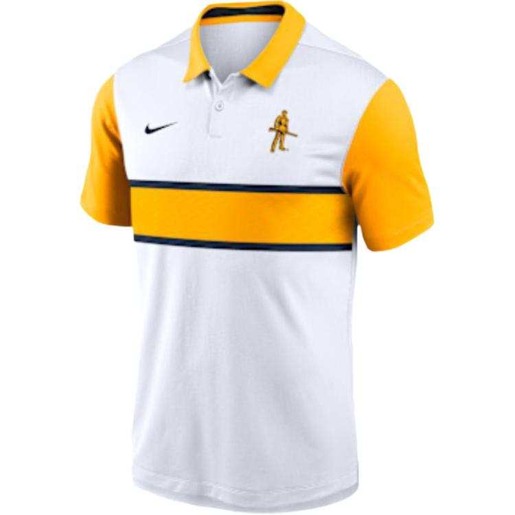 Nike Nike West Virginia Athletic Prep Vapor Alt Logo Men's Nike Dri-FIT College Polo