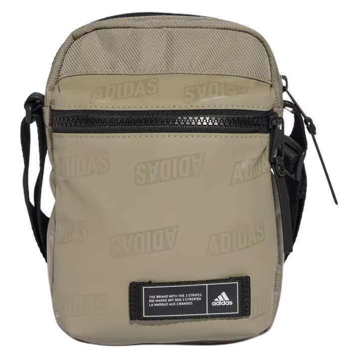 Adidas Adidas Recycled Polyester Shoulder Bag Unisex Olive Green